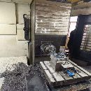 []国盛HME-63卧式加工中心，23年出厂，30把刀库，工作台.